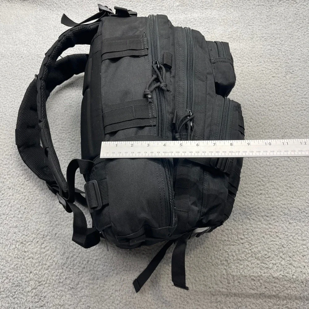 American Tactical Imports ATICT1DB Black RUKX Gear Tactical 1-Day MOLLE Backpack
